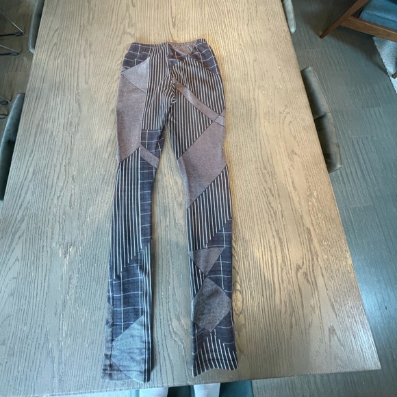 Anna Scott Cotton Leggings with geometric design size: S - Picture 7 of 8